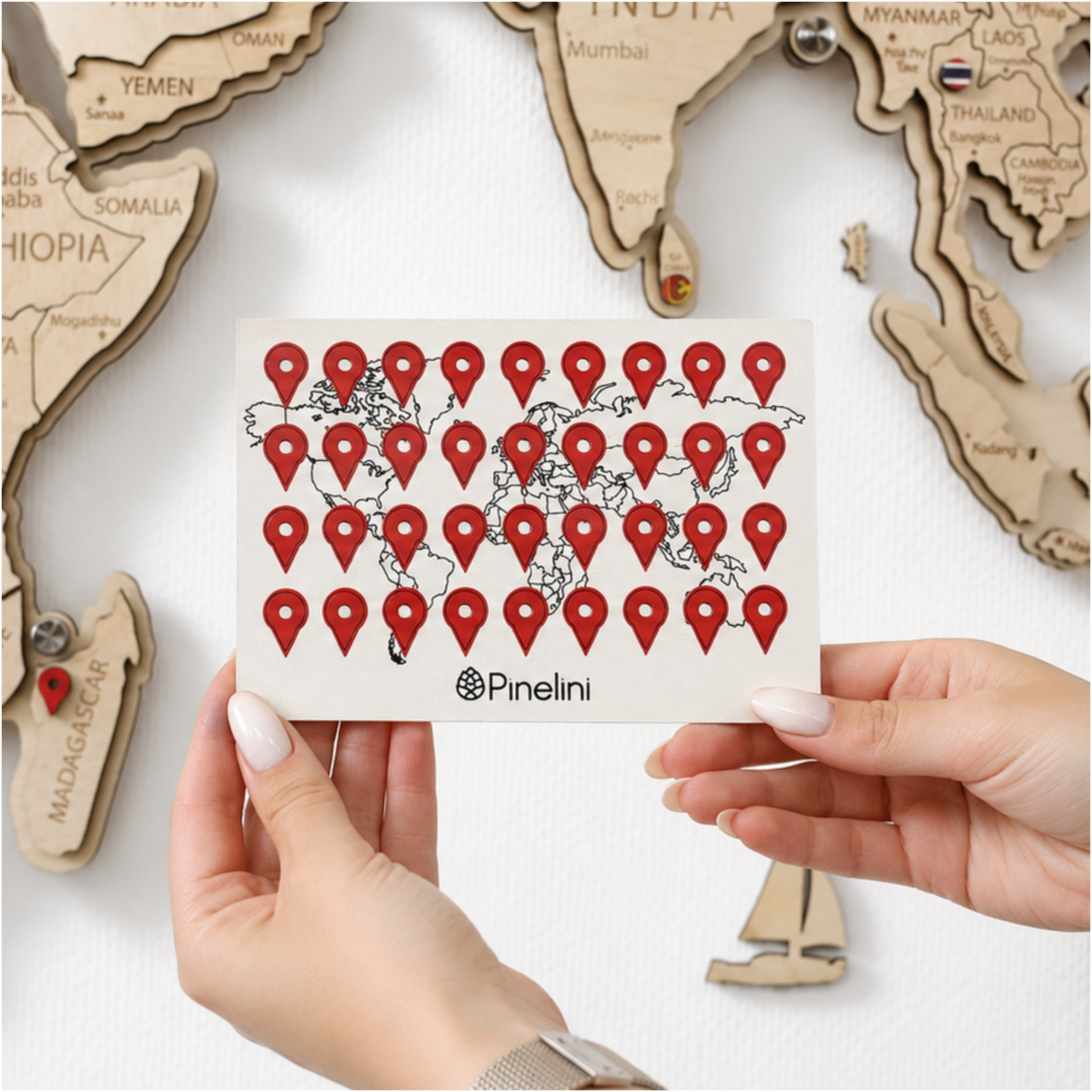 Wooden World Map Accessories: How to Personalize Your Map