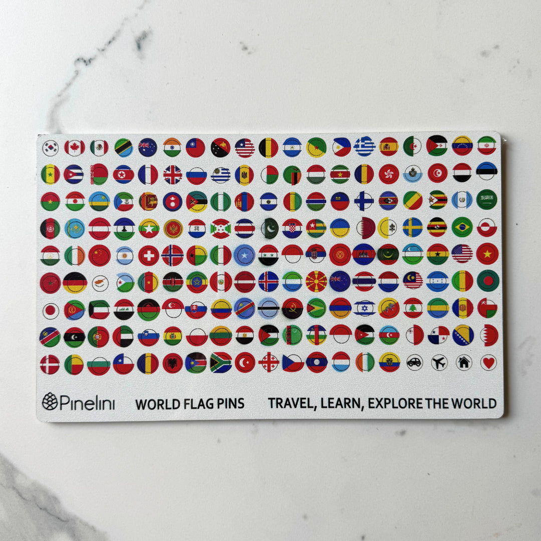 Wooden Flags for Maps | Country Flag Pins