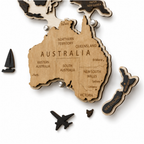 LED Wooden World Map | Skandy
