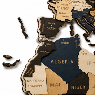 LED Wooden World Map | Skandy