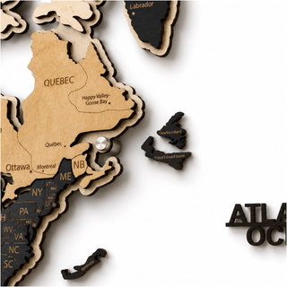 LED Wooden World Map | Skandy