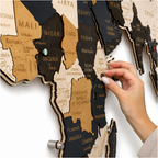 LED Wooden World Map | Skandy