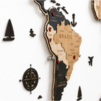 LED Wooden World Map | Skandy