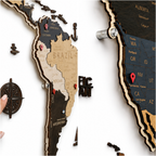 LED Wooden World Map | Skandy